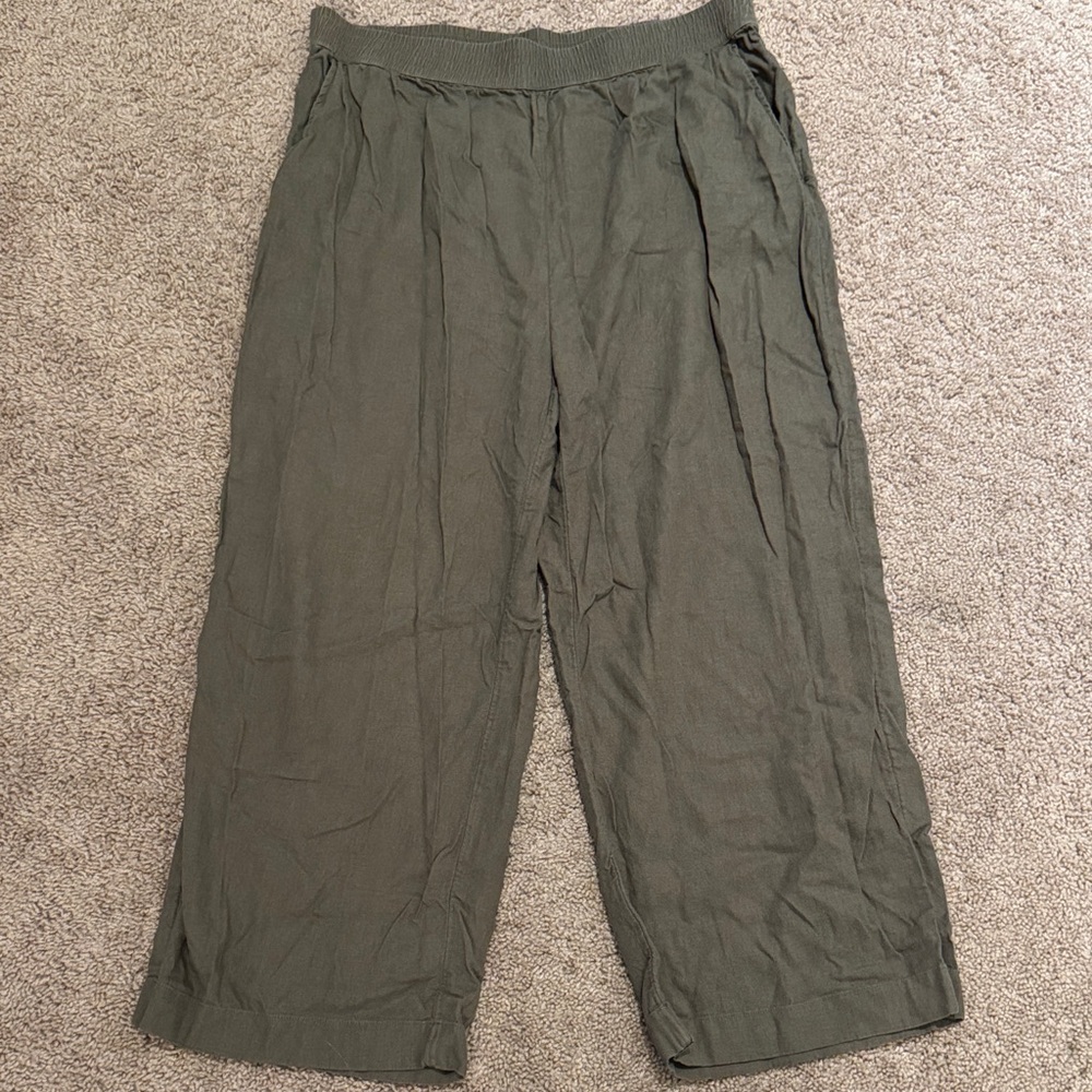 Melrose and Market Dark Green Chinos